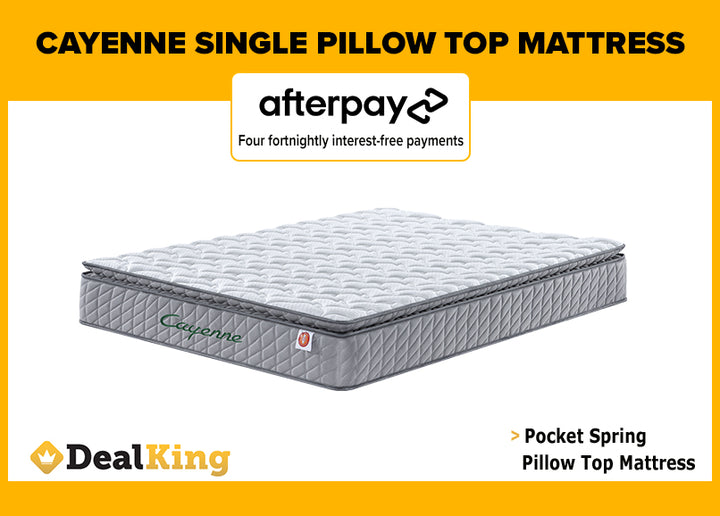 SINGLE POCKET SPRING PILLOWTOP MATTRESS