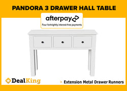 PANDORA 3 DRAWER HALL TABLE