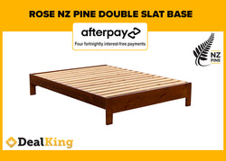 SOLID NEW ZEALAND PINE DOUBLE BASE